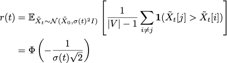 Continuous Rank Degradation Equation